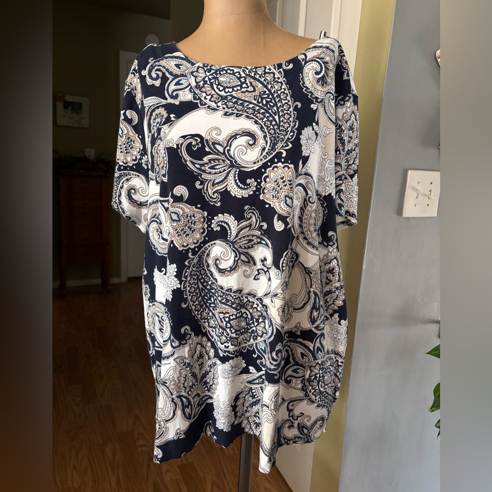 JJill Print Boho Blouse Women’s XL